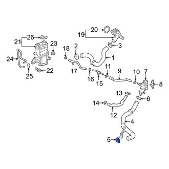 Toyota OE - Front Radiator Hose Clamp
