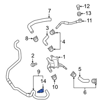 Toyota OE - HVAC Heater Hose