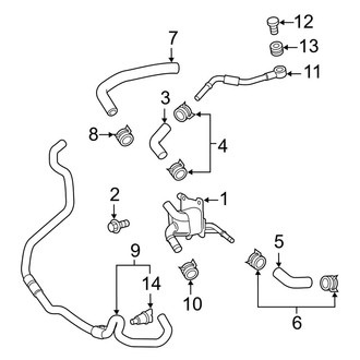 Toyota OE - Cooling - Trans Oil Cooler (Automatic CVT Tr)