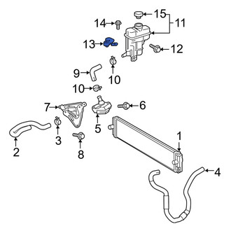 Toyota OE - Turbocharger Coolant Reservoir Bracket