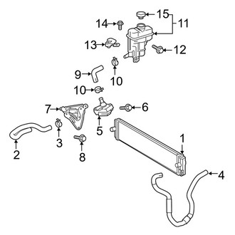 Toyota OE - Inverter Cooling Components (Hybrid LE / Hybrid Limited / Hybrid XLE / Hybrid XSE)