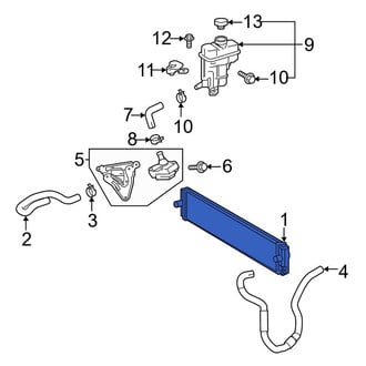 Toyota OE - Drive Motor Inverter Cooler