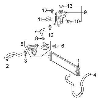 Toyota OE - Inverter Cooling Components