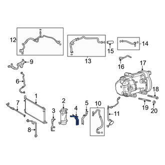 Toyota OE - A/C Accumulator Bracket