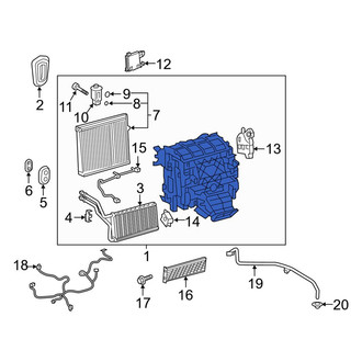 Toyota OE - HVAC Unit Case Assembly