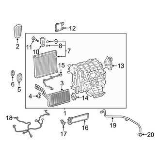 Toyota OE - Air Conditioner & Heater - Evaporator & Heater Components