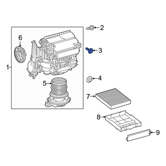 Toyota OE - HVAC Blower Motor Housing Bolt
