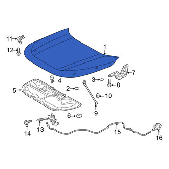 Toyota OE - Front Hood Panel
