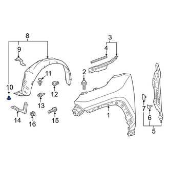 Toyota OE - Fender Liner Retainer