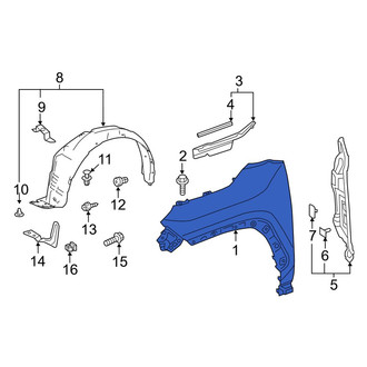Toyota OE - Front Left Fender