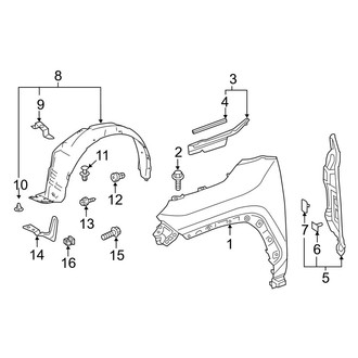 Toyota OE - Fender & Components