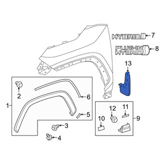 Toyota OE - Front Mud Flap