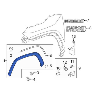 Toyota OE - Rear Center Right Wheel Arch Molding