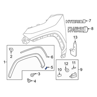 Toyota OE - Wheel Arch Molding Seal