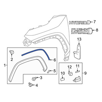 Toyota OE - Wheel Arch Molding Seal