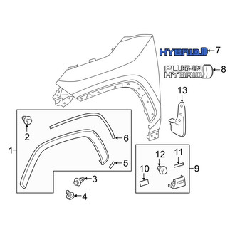 Toyota OE - Front Left Fender Emblem