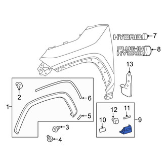 Toyota OE - Front Right Fender Protection Film