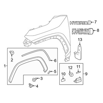 Toyota OE - Fender - Exterior Trim
