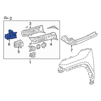 Toyota OE - Front Left Outer Frame Rail End
