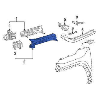 Toyota OE - Front Left Inner Frame Side Member