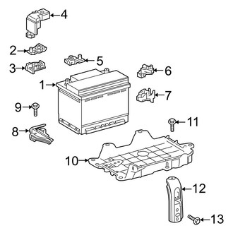 Toyota OE - Electrical - Battery (Conventional), (Adventure / LE / Limited / TRD Off-Road / XLE / XLE Premium)