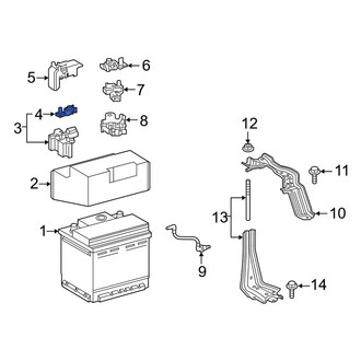 Toyota OE - Battery Cable Terminal End