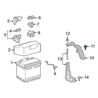 Toyota OE - Battery Hold Down Bolt