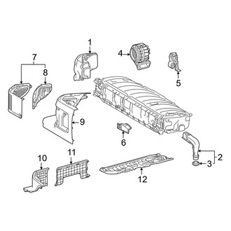 Toyota OE - Electrical - Battery (Battery Components, Lithium-Ion, High Voltage), (Hybrid LE / Hybrid Limited / Hybrid XLE / Hybrid XSE)