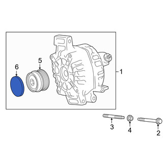 Toyota OE - Alternator Pulley Cap