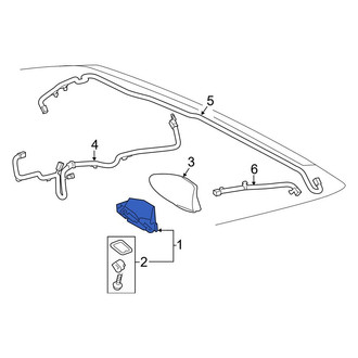 Toyota OE - Radio Antenna Assembly