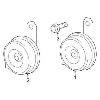 Toyota OE - Electrical - Horn (Adventure / Hybrid LE / Hybrid Limited / Hybrid XLE / Hybrid XSE / LE / Limited / TRD Off-Road / XLE / XLE Premium)