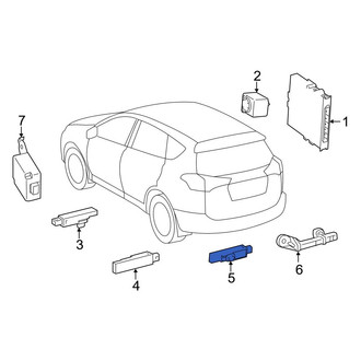 Toyota OE - Rear Inner Keyless Entry Antenna