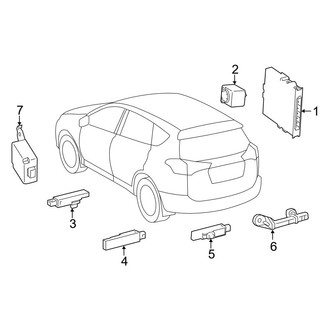 Toyota OE - Electrical Components (Keyless Entry, Components)