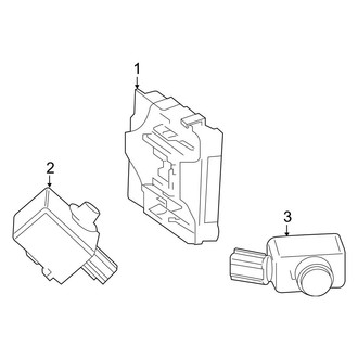 Toyota OE - Electrical Components (Park Assistant Components)
