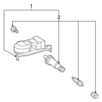 Toyota OE - Electrical - Tire Pressure Monitor Components (Plug-In Hybrid SE / Plug-In Hybrid XSE)