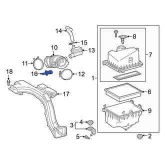 Toyota OE - Engine Air Intake Hose Adapter