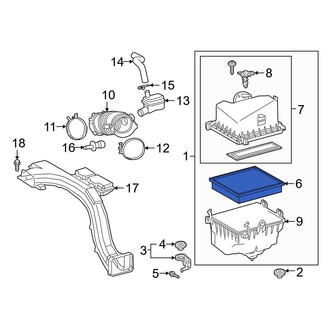 Toyota OE - Engine Air Filter