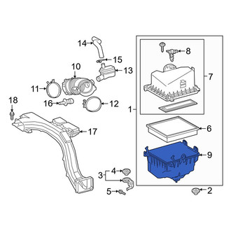 Toyota OE - Lower Air Filter Housing