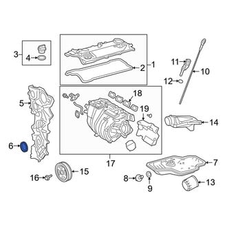 Toyota OE - Front Engine Crankshaft Seal