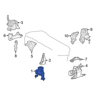 Toyota OE - Front Engine Mount