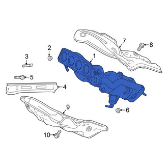 Toyota OE - Catalytic Converter with Integrated Exhaust Manifold