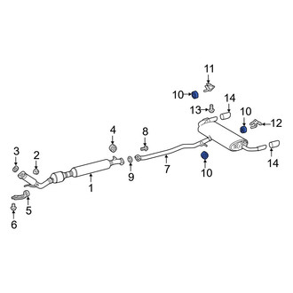 Toyota OE - Exhaust System Hanger