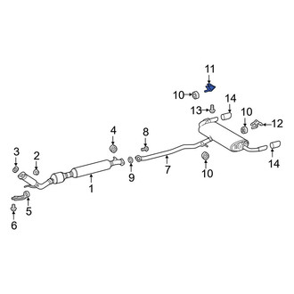 Toyota OE - Exhaust System Hanger Bracket