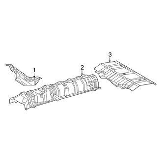 Toyota OE - Exhaust System - Heat Shields (Adventure / LE / Limited / XLE / XLE Premium)