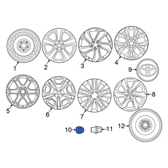 Toyota OE - Wheel Lug Nut