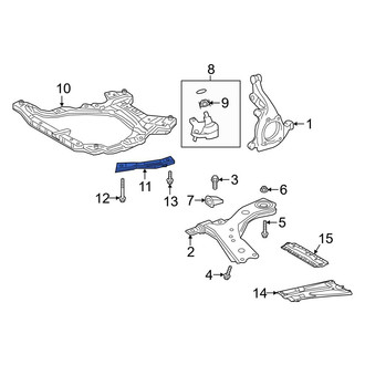 Toyota OE - Front Left Suspension Crossmember Reinforcement