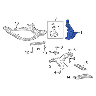Toyota OE - Front Right Steering Knuckle