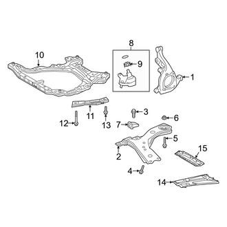 Toyota OE - Front Suspension - Suspension Components