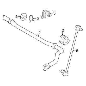 Toyota OE - Front Suspension - Stabilizer Bar & Components