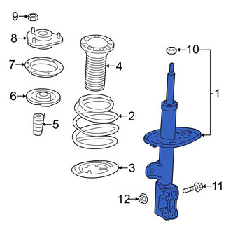 Toyota OE - Front Right Suspension Strut